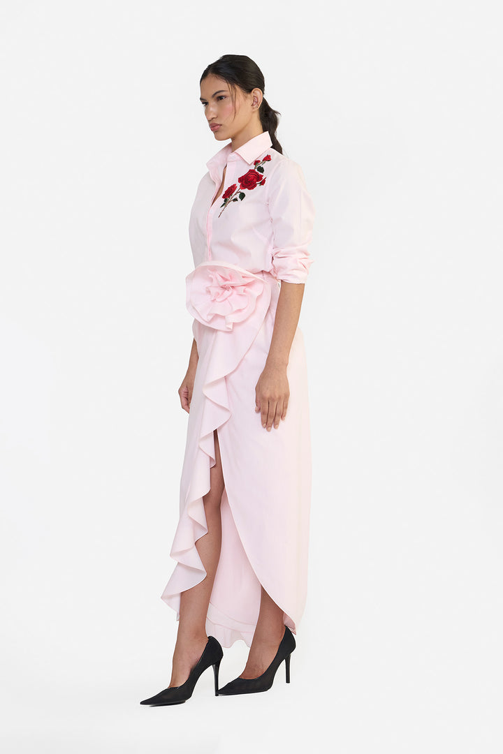 SLIM FIT EMBROIDERED SHIRT