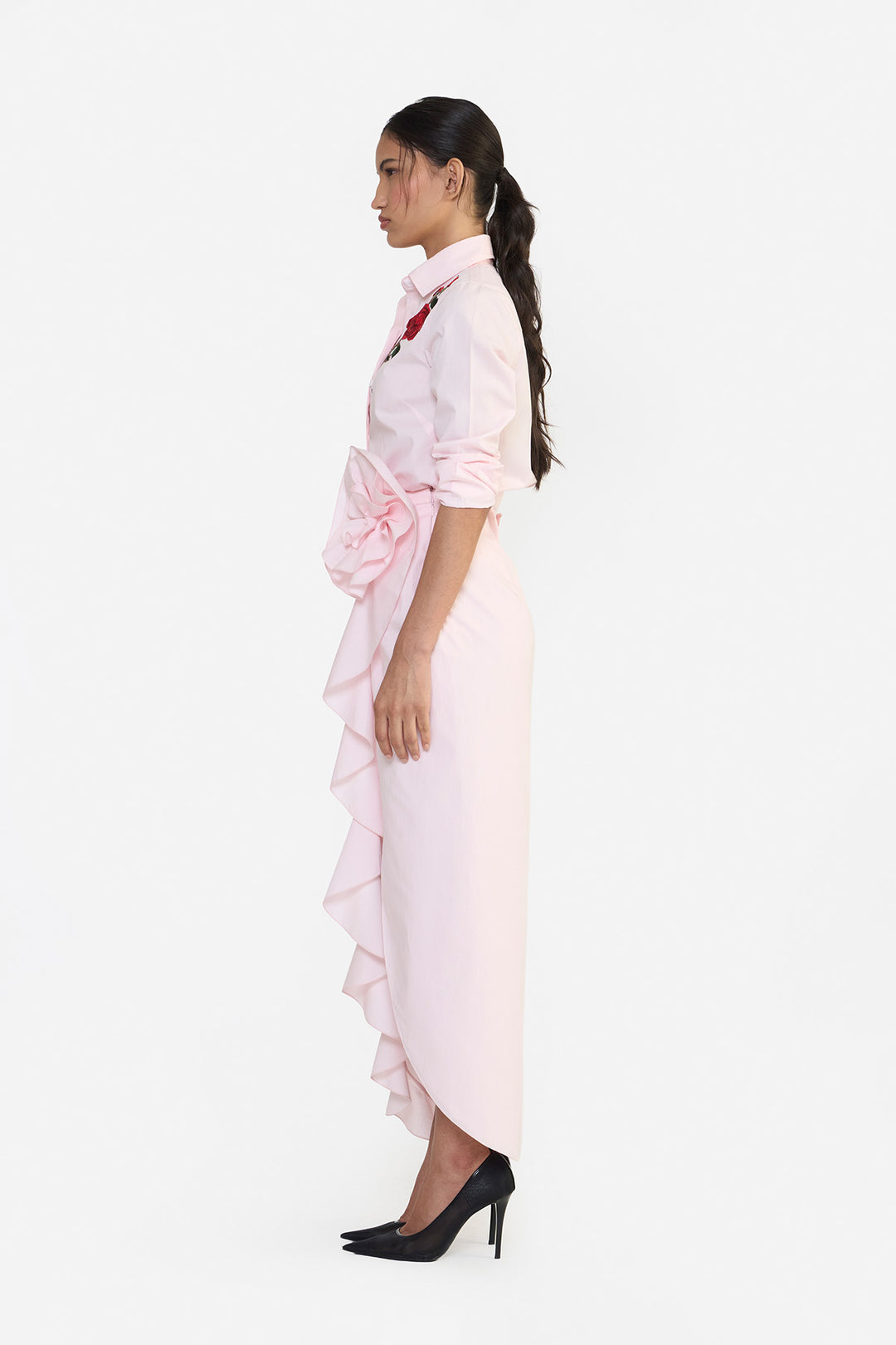 SLIM FIT EMBROIDERED SHIRT