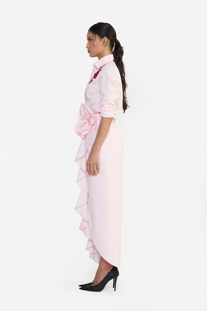 SLIM FIT EMBROIDERED SHIRT