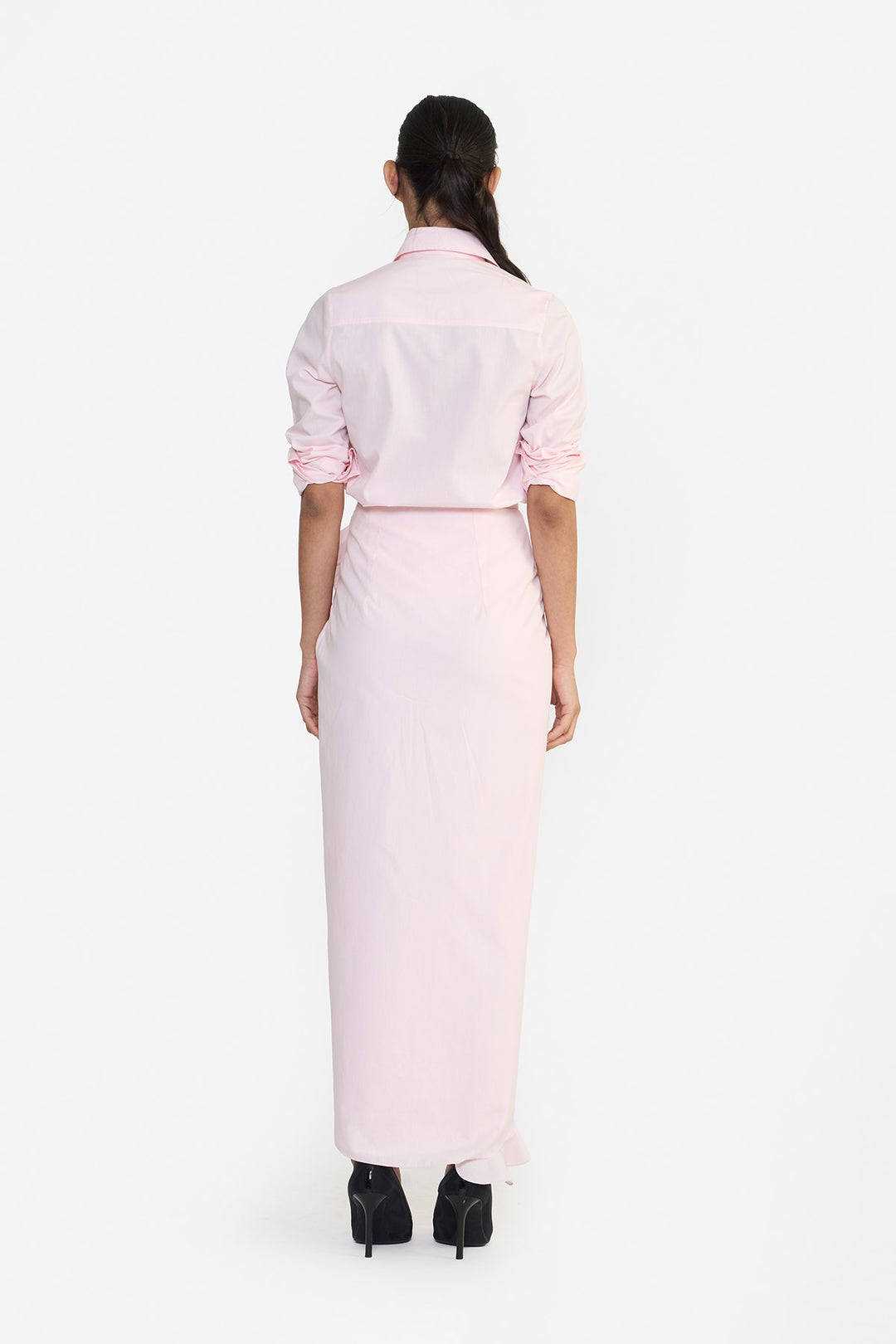 RUFFLE OVERLAP SKIRT