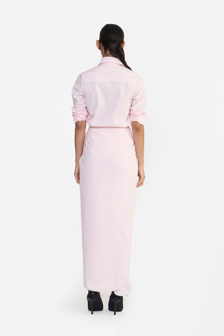RUFFLE OVERLAP SKIRT