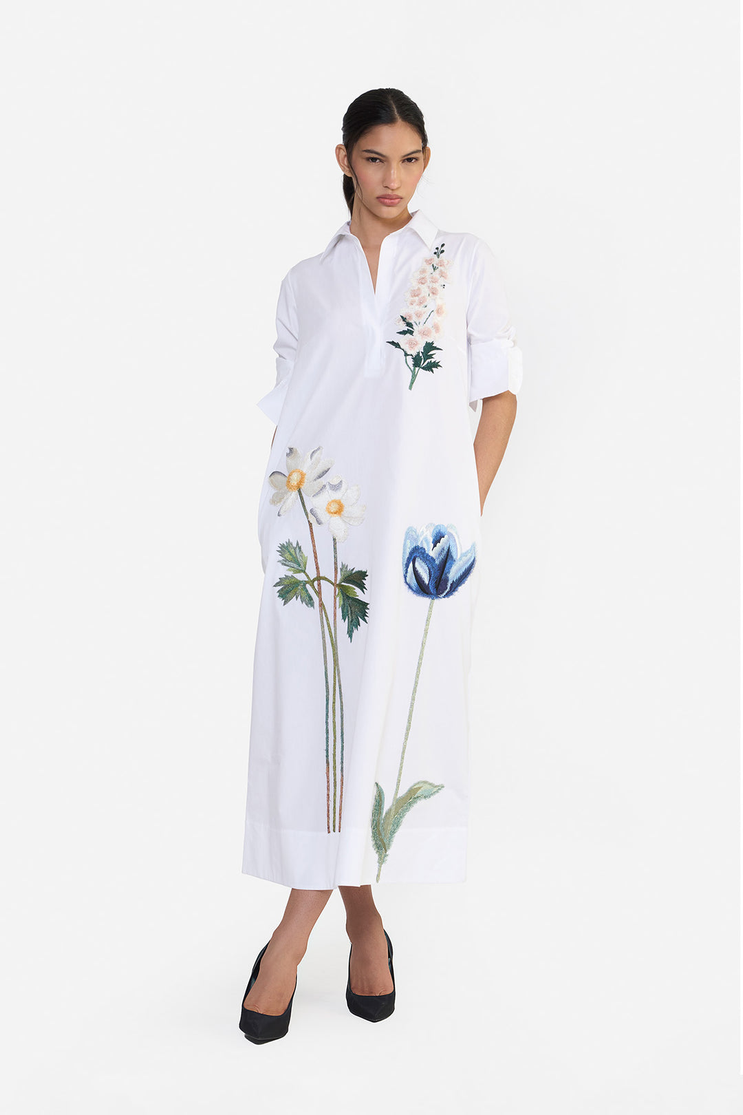 LONG SHIRT DRESS