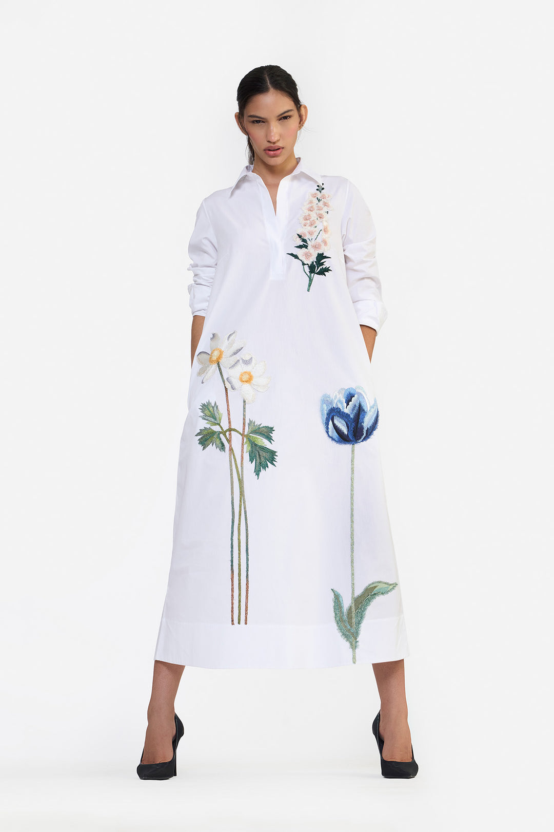 LONG SHIRT DRESS