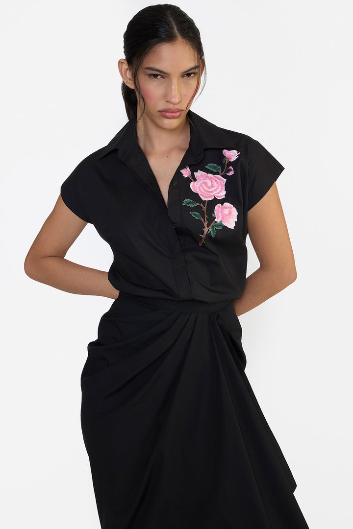 DRAPED PARIO SKIRT
