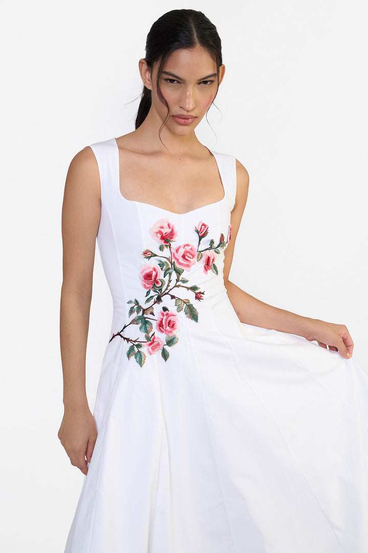 QUEEN ANNE PANELLED MIDI