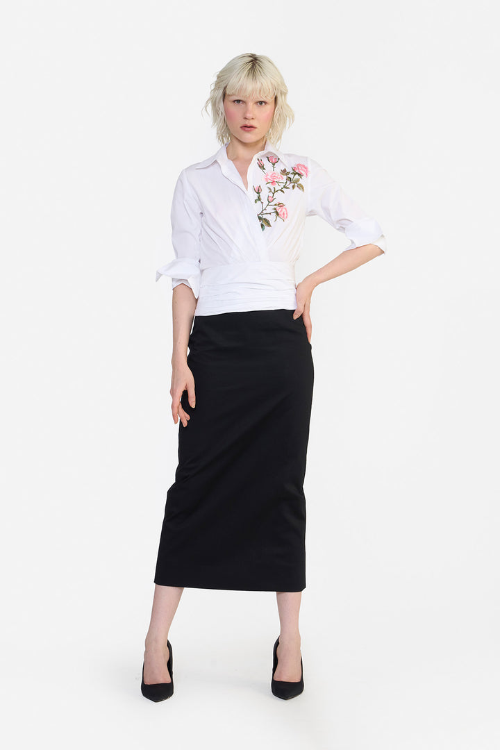 DRAPED SHIRT