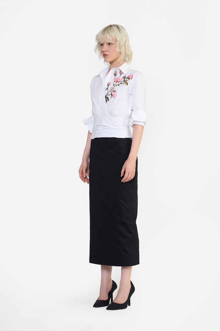 DRAPED SHIRT