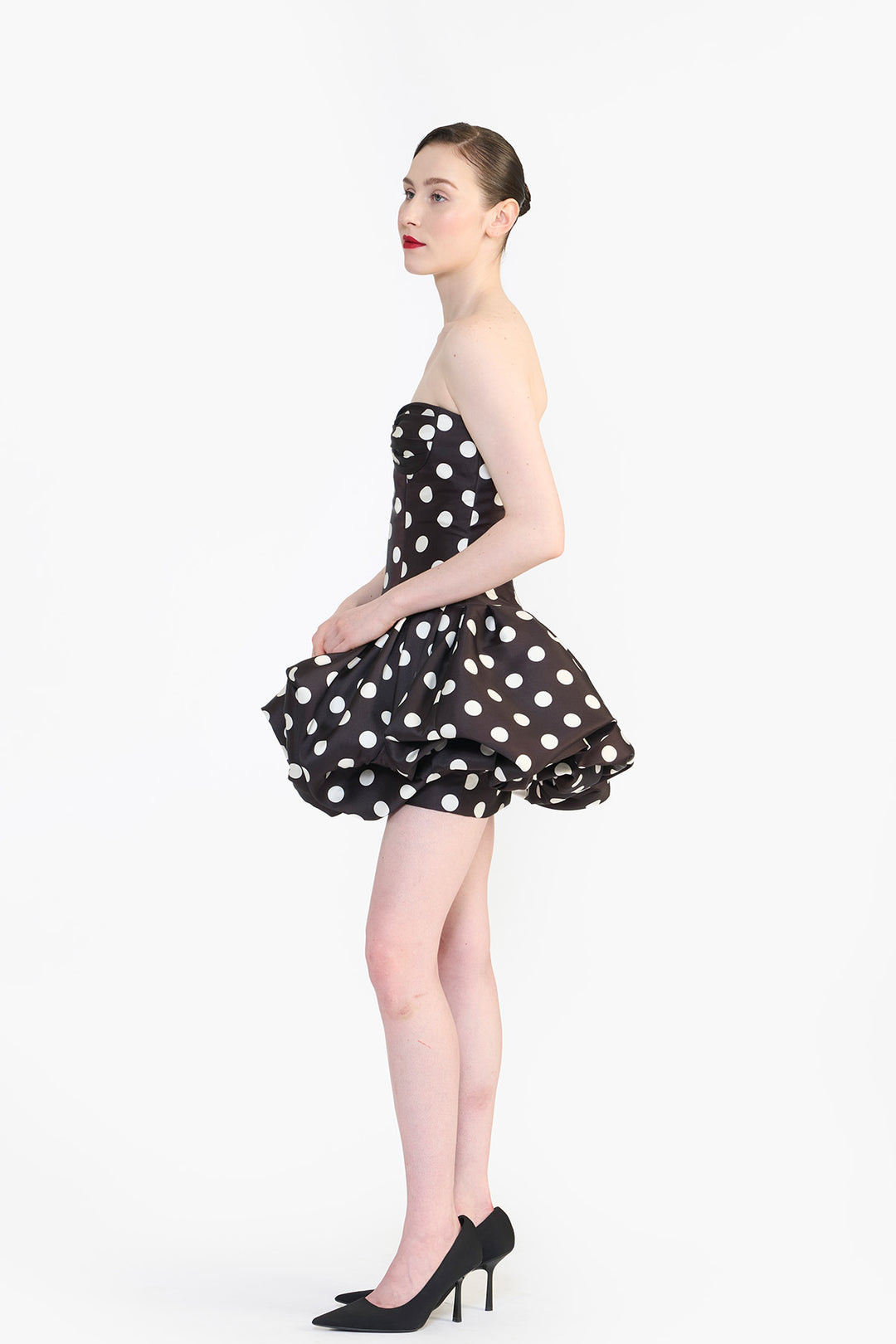 DROP WAISTED MINI DRESS