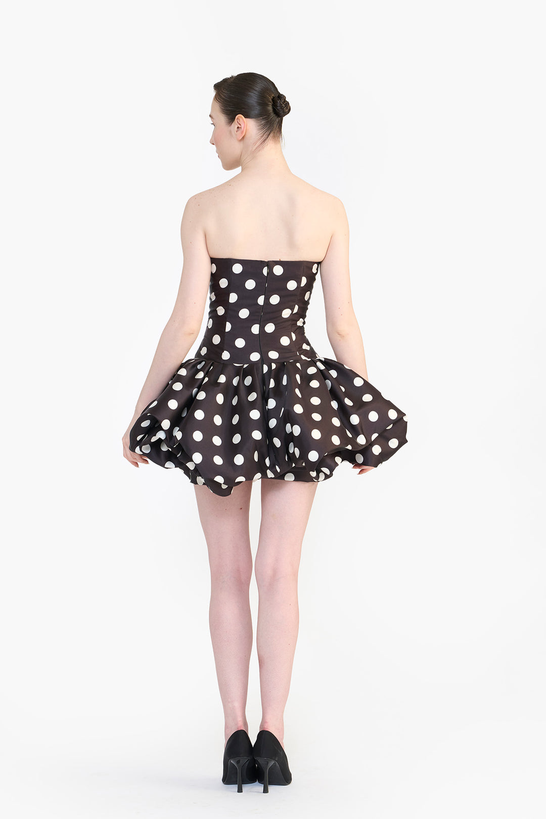 DROP WAISTED MINI DRESS