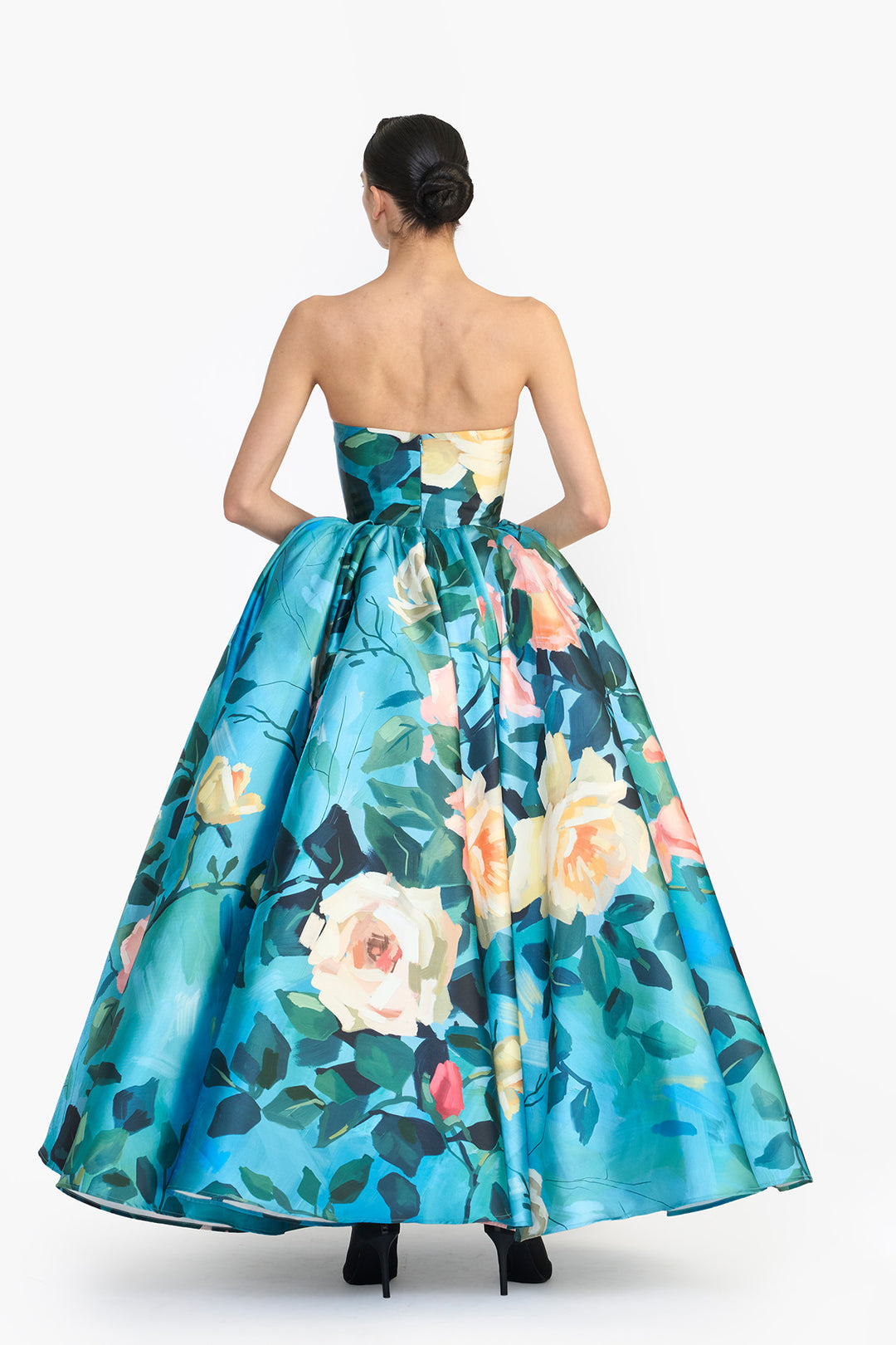 SCULPTED STRAPLESS MAXI