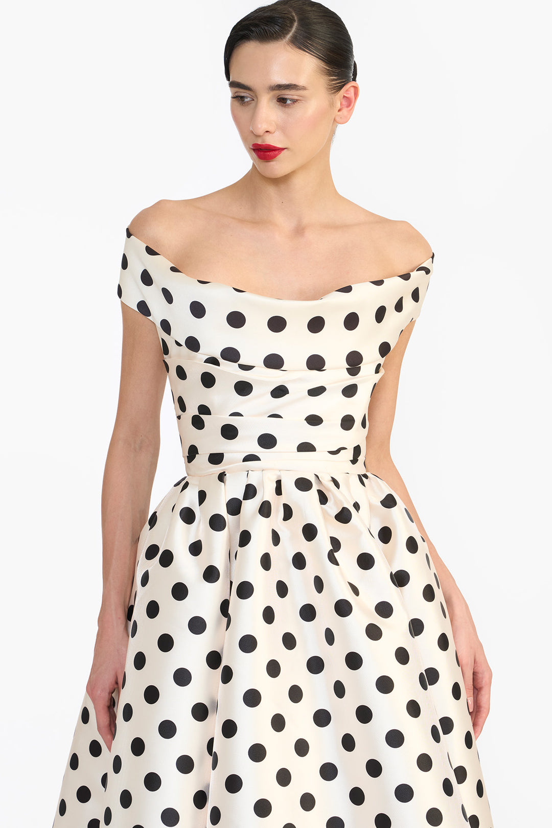 OFF SHOULDER MIDI