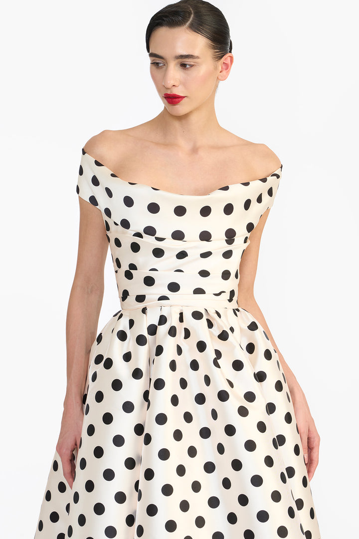 OFF SHOULDER MIDI
