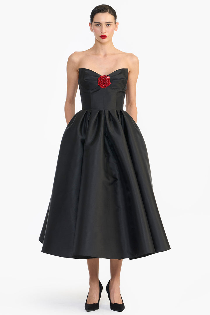 SCULPTED STRAPLESS MIDI