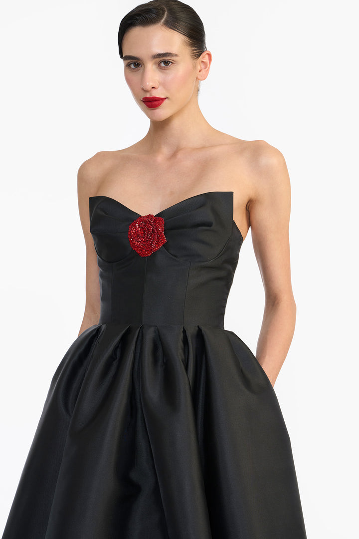 SCULPTED STRAPLESS MIDI