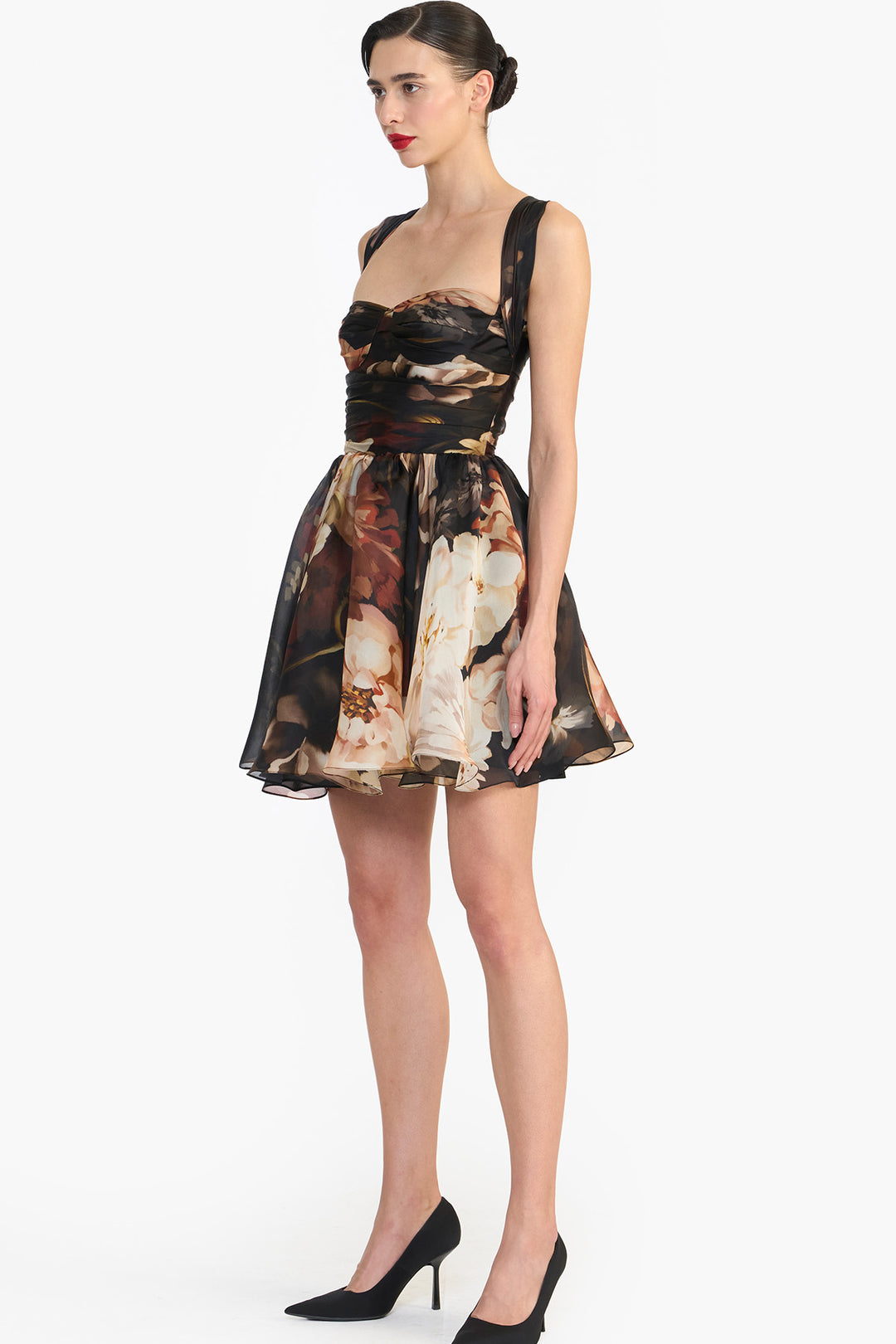 DRAPED BUSTIER MINI