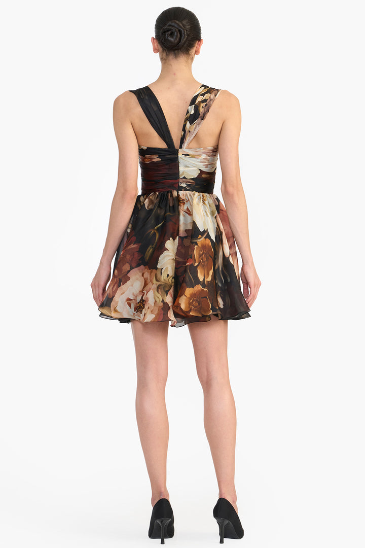 DRAPED BUSTIER MINI