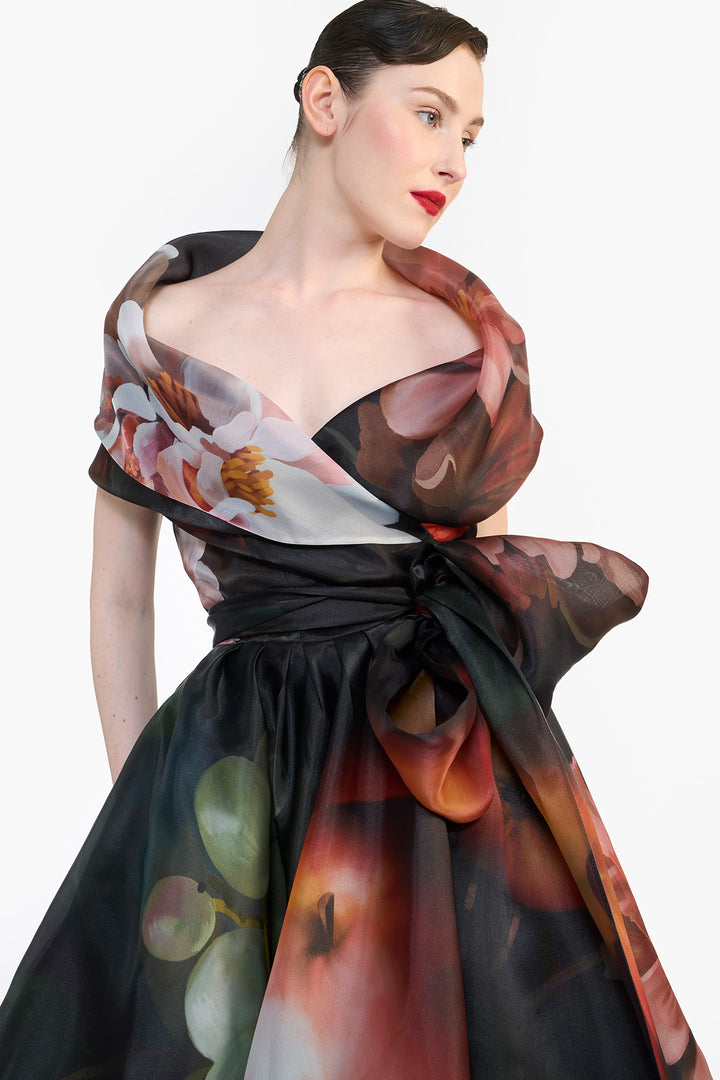 SHAWL COLLAR WRAP DRESS