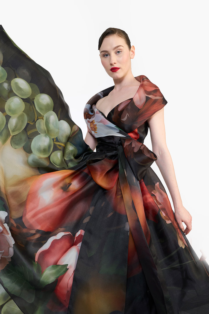 SHAWL COLLAR WRAP DRESS