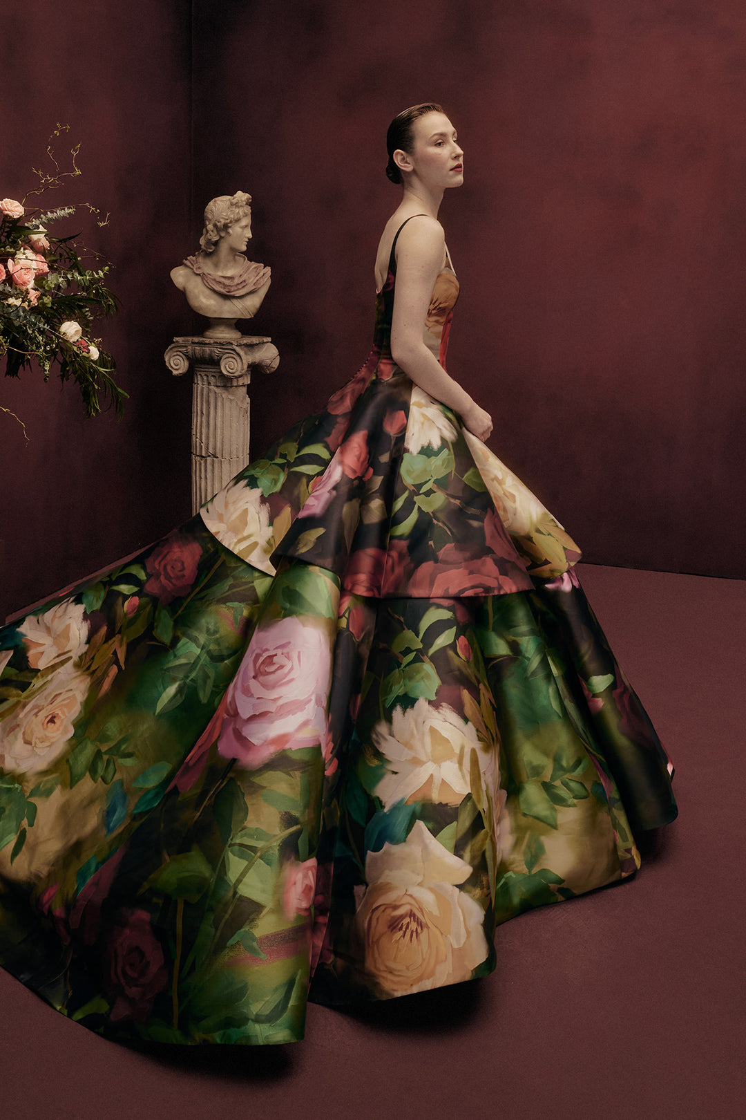 TWO-TIERED GOWN