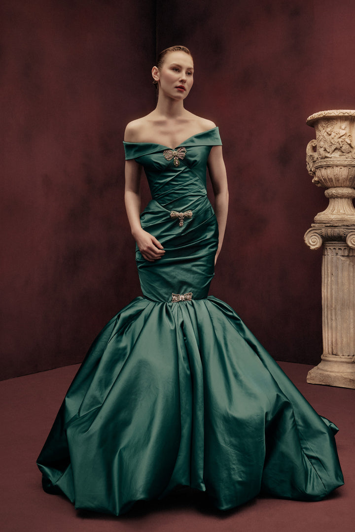OFF SHOULDER MERMAID GOWN