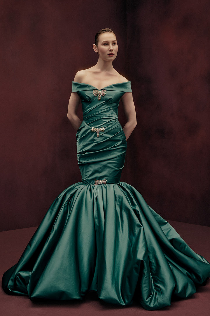 OFF SHOULDER MERMAID GOWN