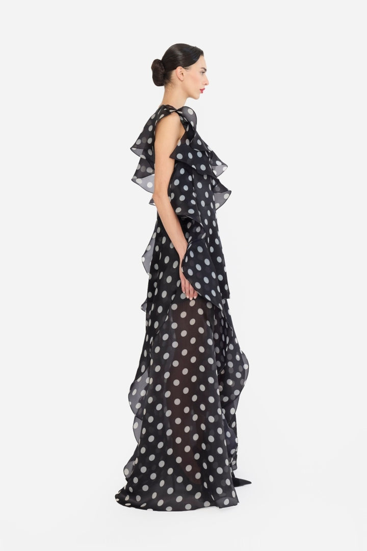 ONE SHOULLDER SHIFT DRESS