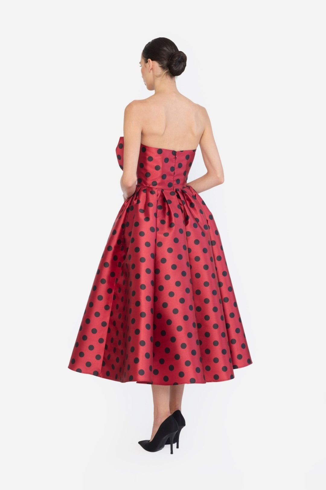 ROSE CORSETED MIDI