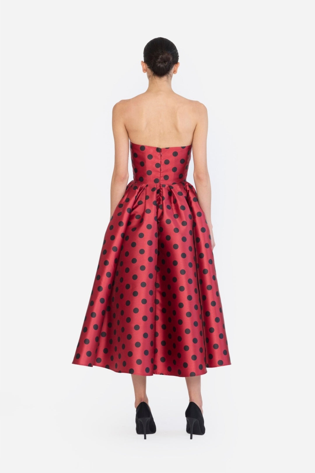 ROSE CORSETED MIDI