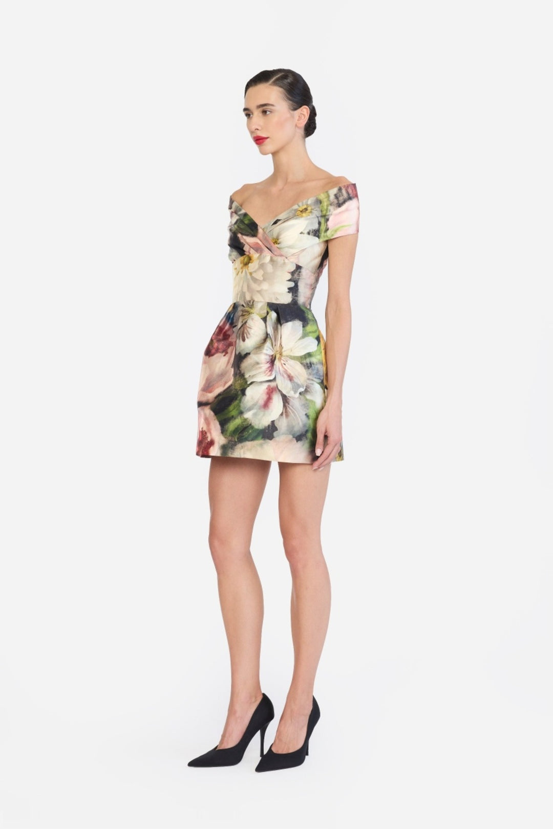 SHOULDER DRAPED CORESETED MINI