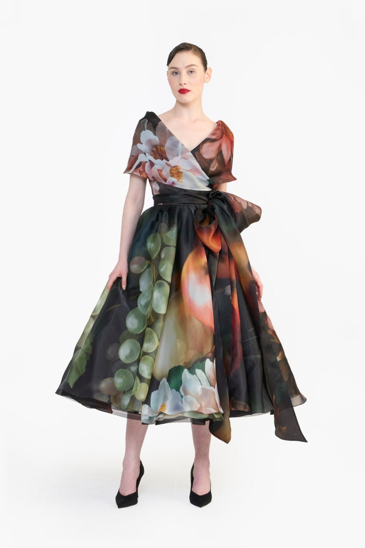 SHAWL COLLAR WRAP DRESS