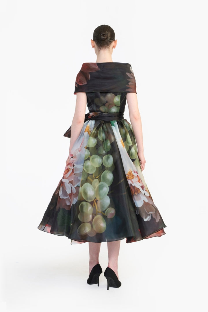 SHAWL COLLAR WRAP DRESS