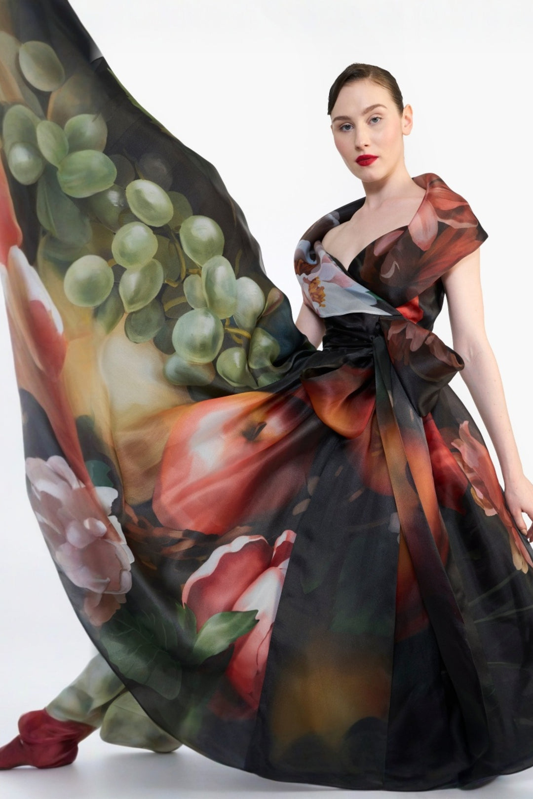 SHAWL COLLAR WRAP DRESS