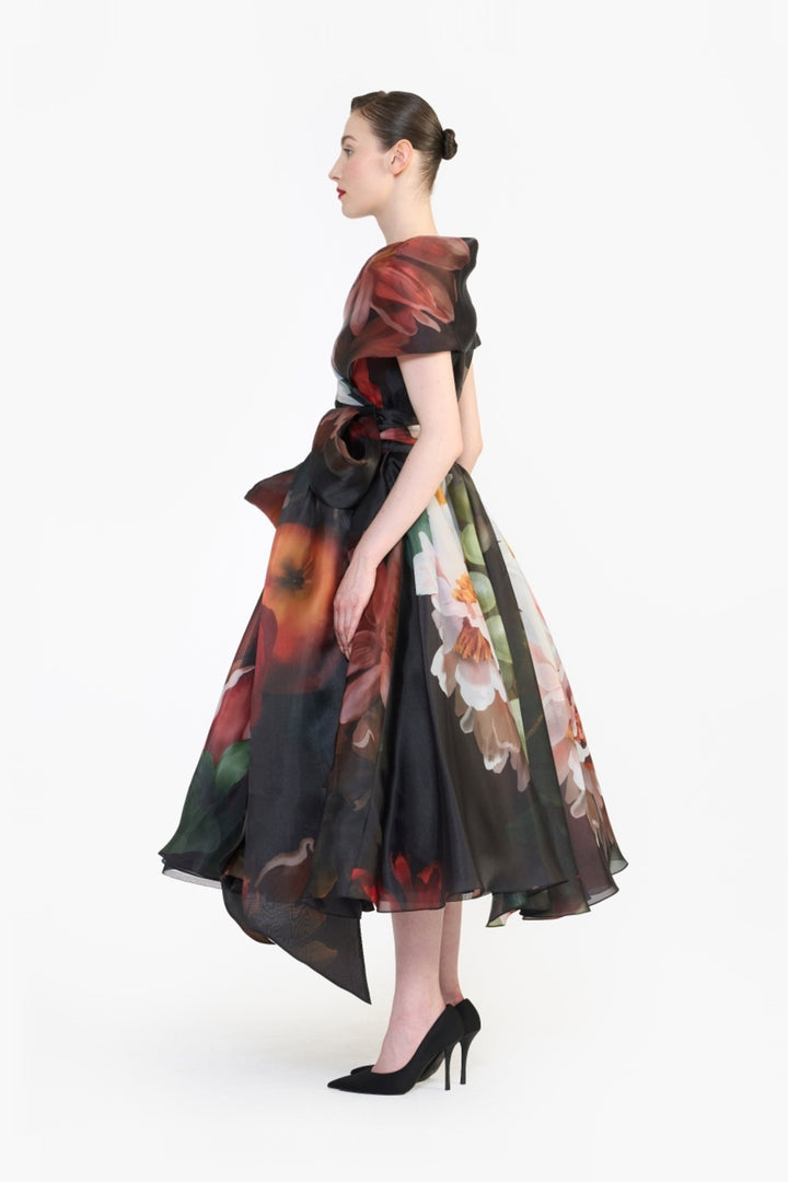 SHAWL COLLAR WRAP DRESS