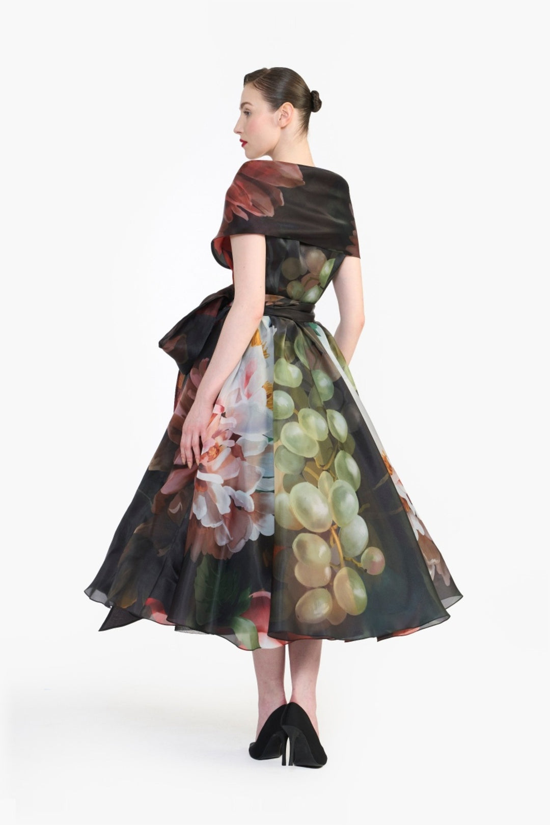 SHAWL COLLAR WRAP DRESS