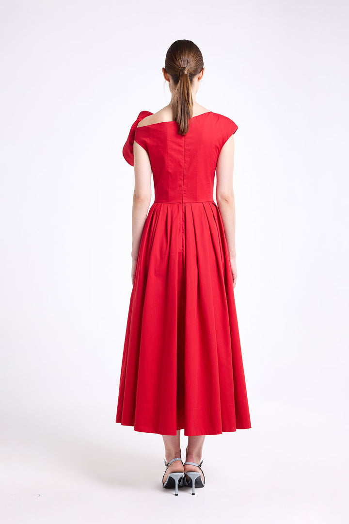 SCULPTED FLOWER MIDI