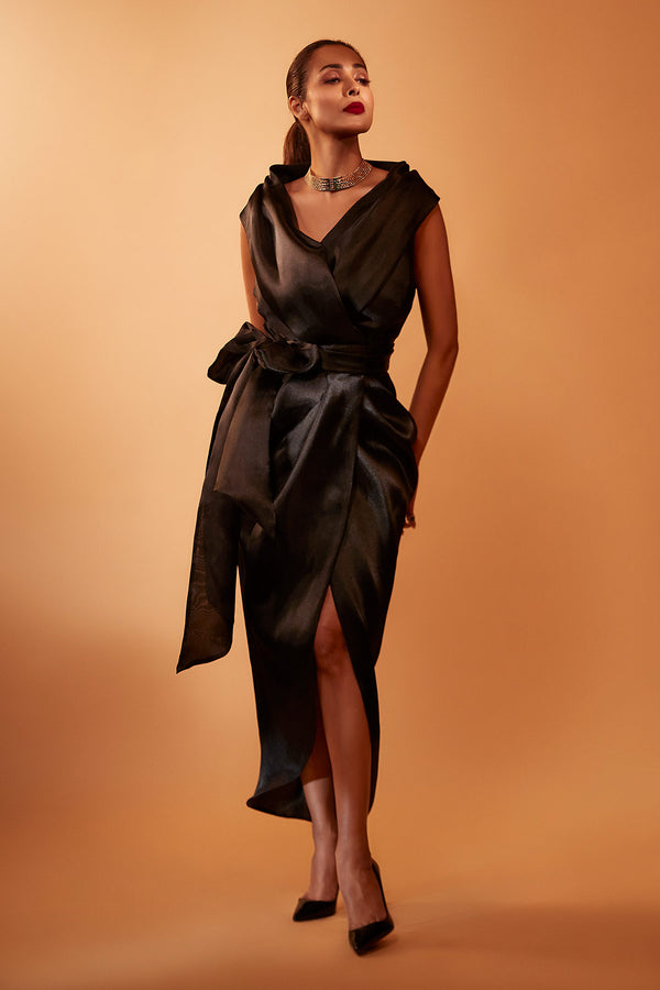 Slim Wrap Dress
