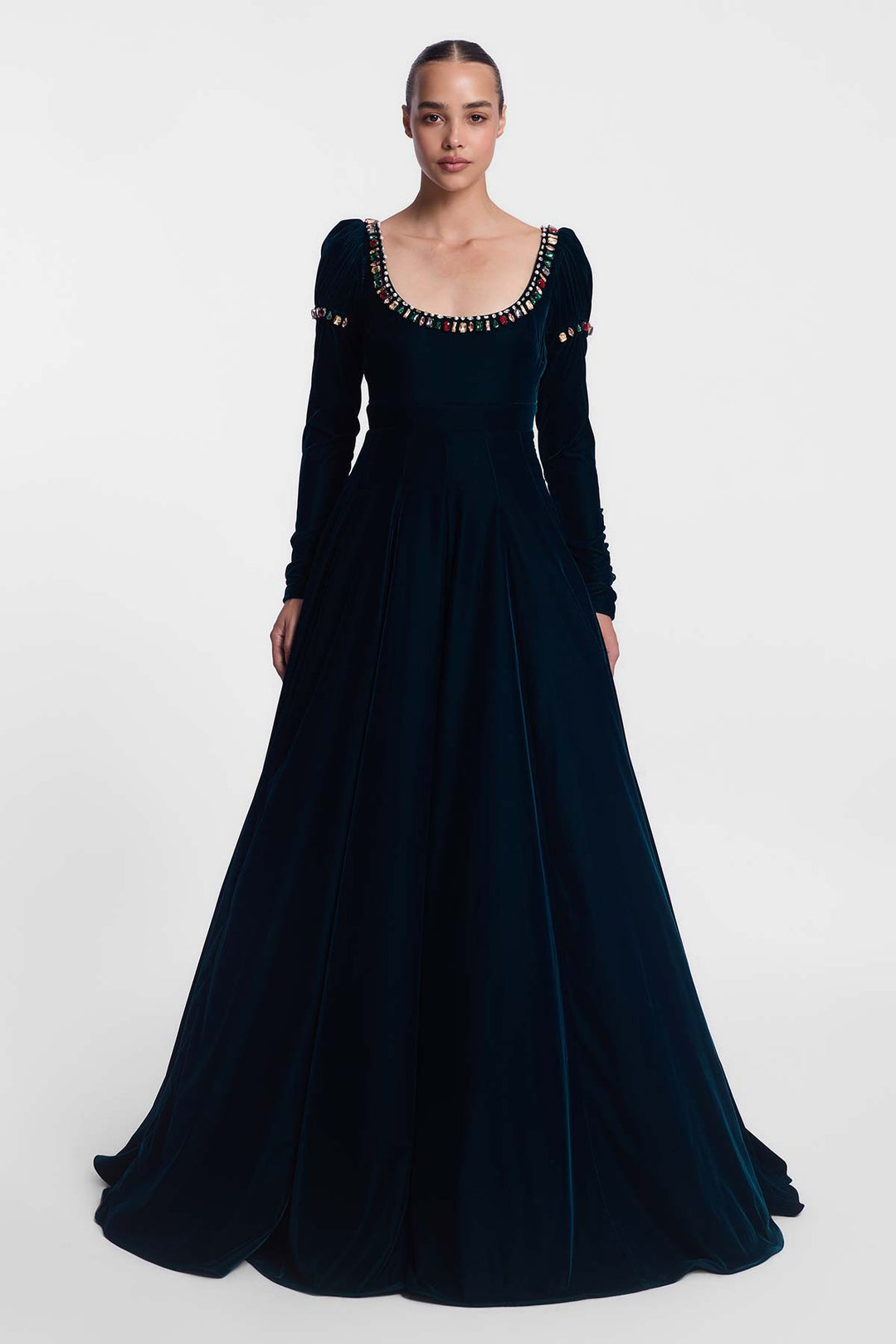 empress cut dress Empire Waist Formal Dresses