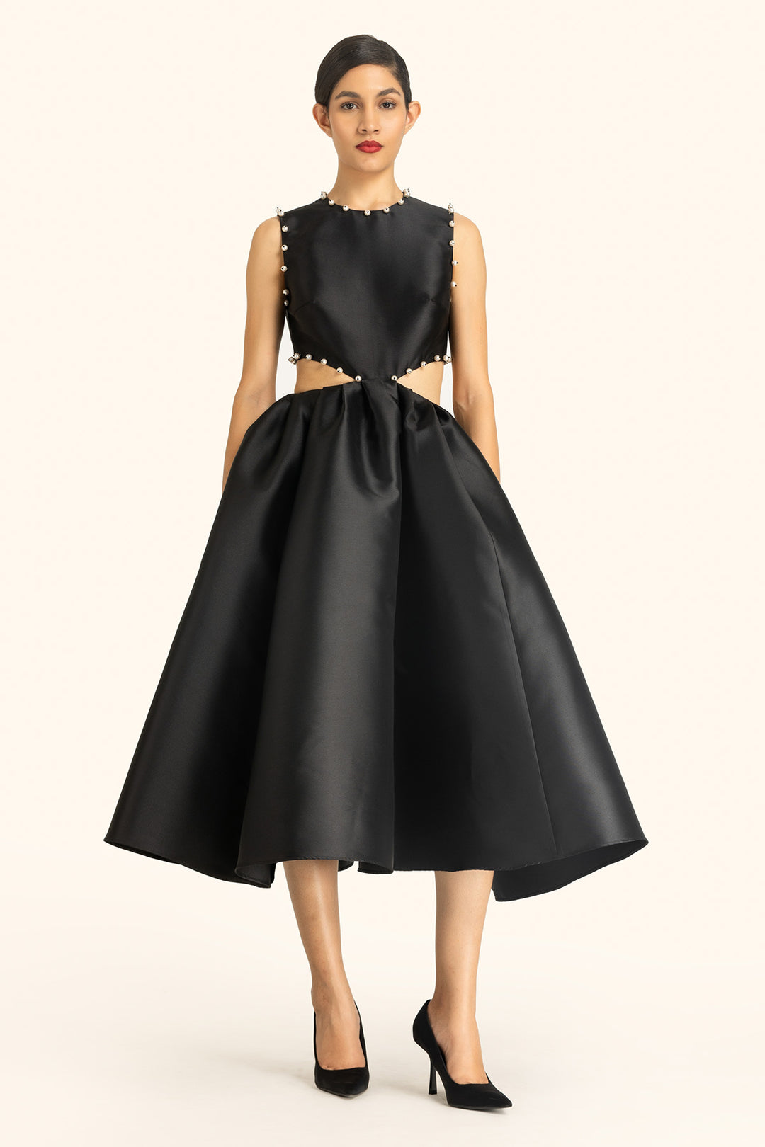 Side Cutout Midi Dress Gauri and Nainika Side Cutout Midi Dress Gauri and Nainika