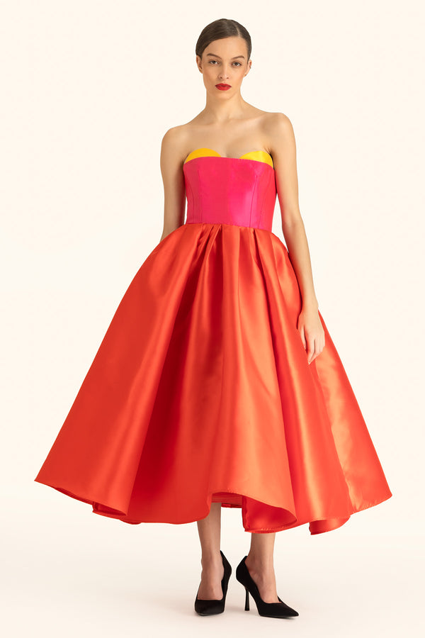 Colour Block Midi