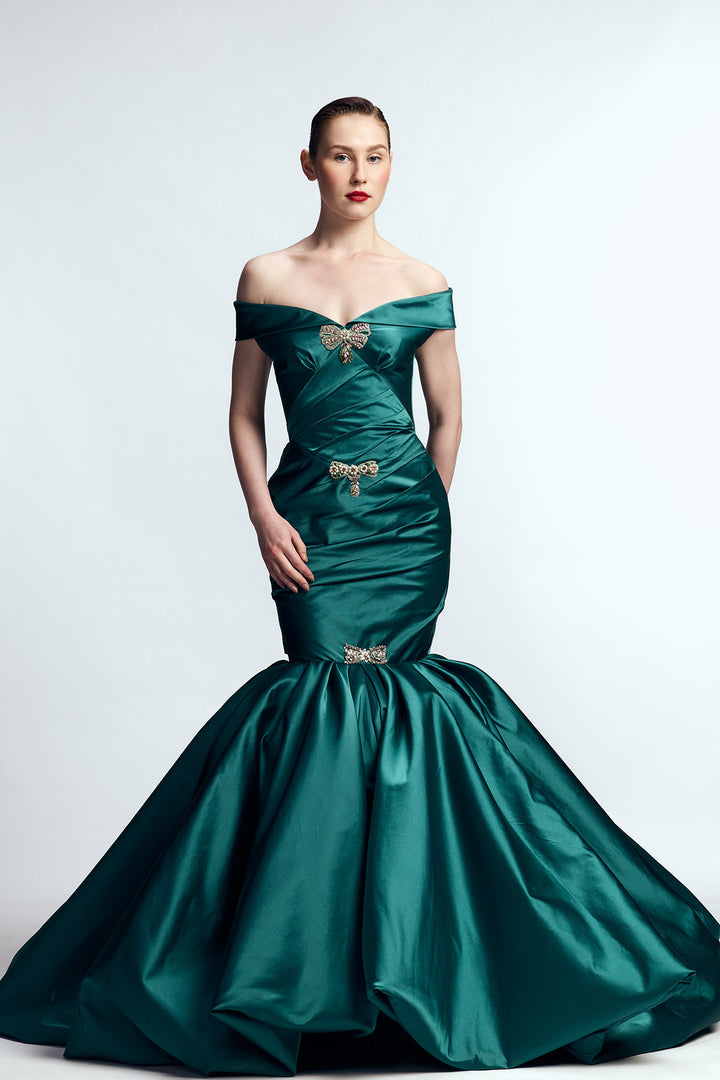 OFF SHOULDER MERMAID GOWN