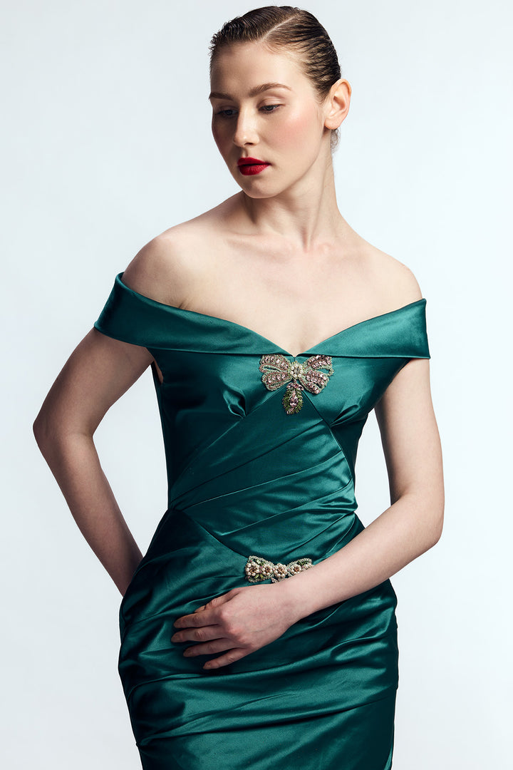 OFF SHOULDER MERMAID GOWN