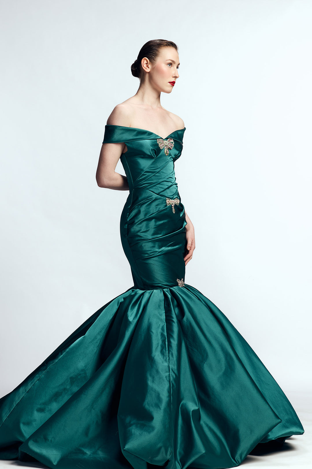 OFF SHOULDER MERMAID GOWN