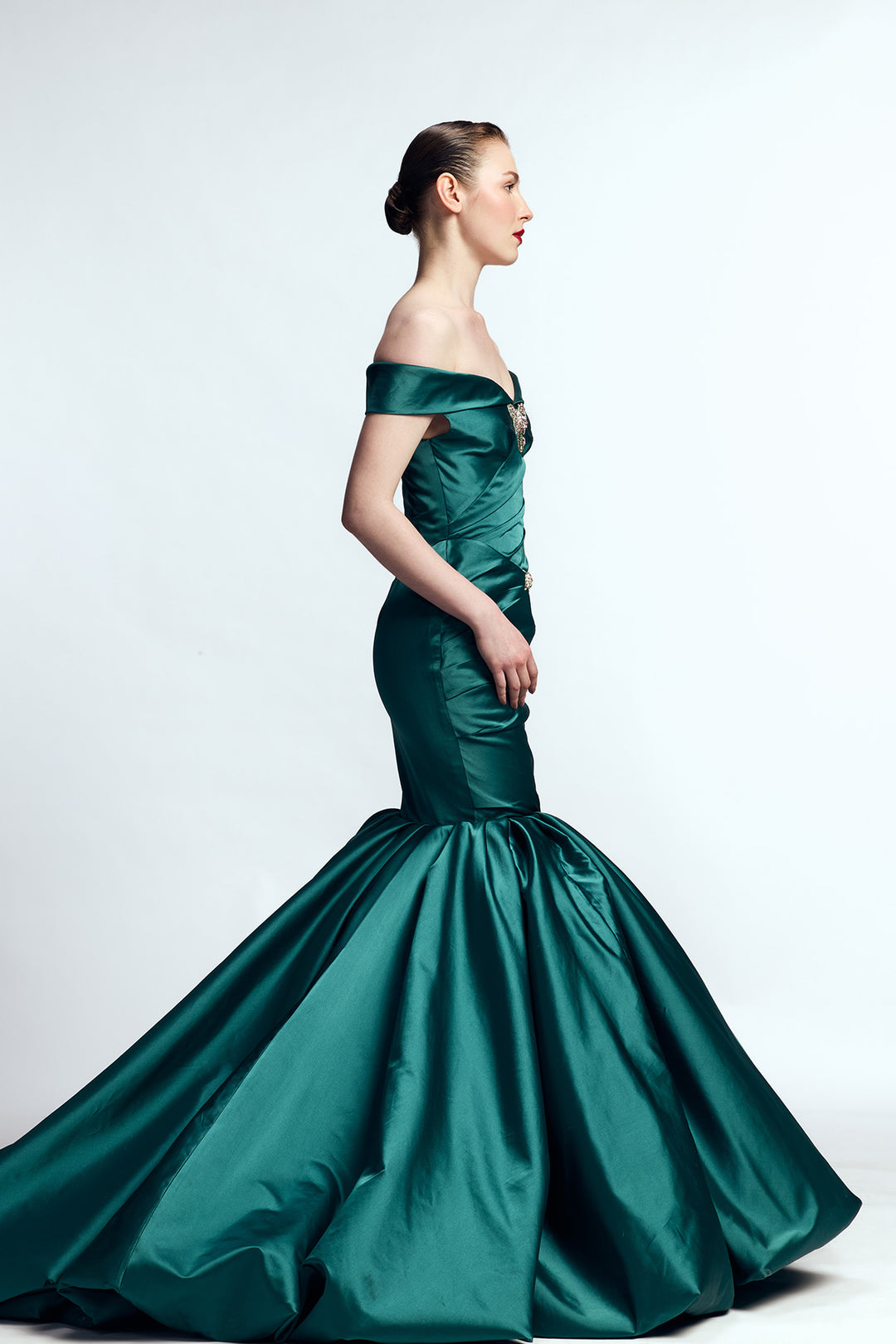 OFF SHOULDER MERMAID GOWN