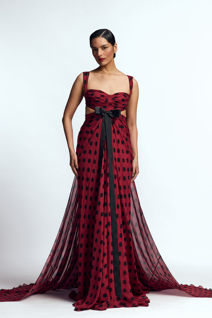 MERMAID CUT-OUT GOWN