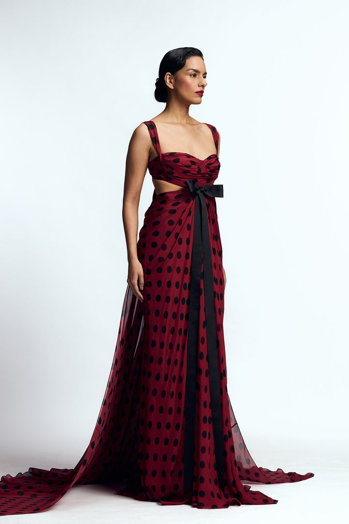 MERMAID CUT-OUT GOWN