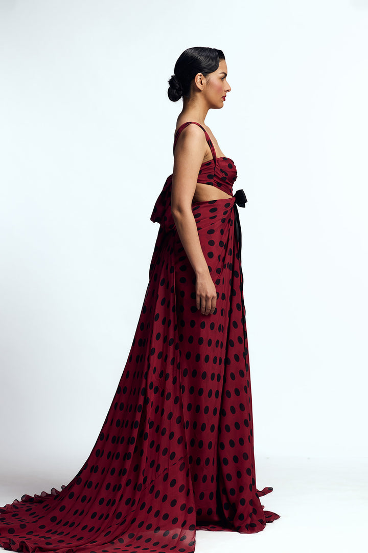 MERMAID CUT-OUT GOWN