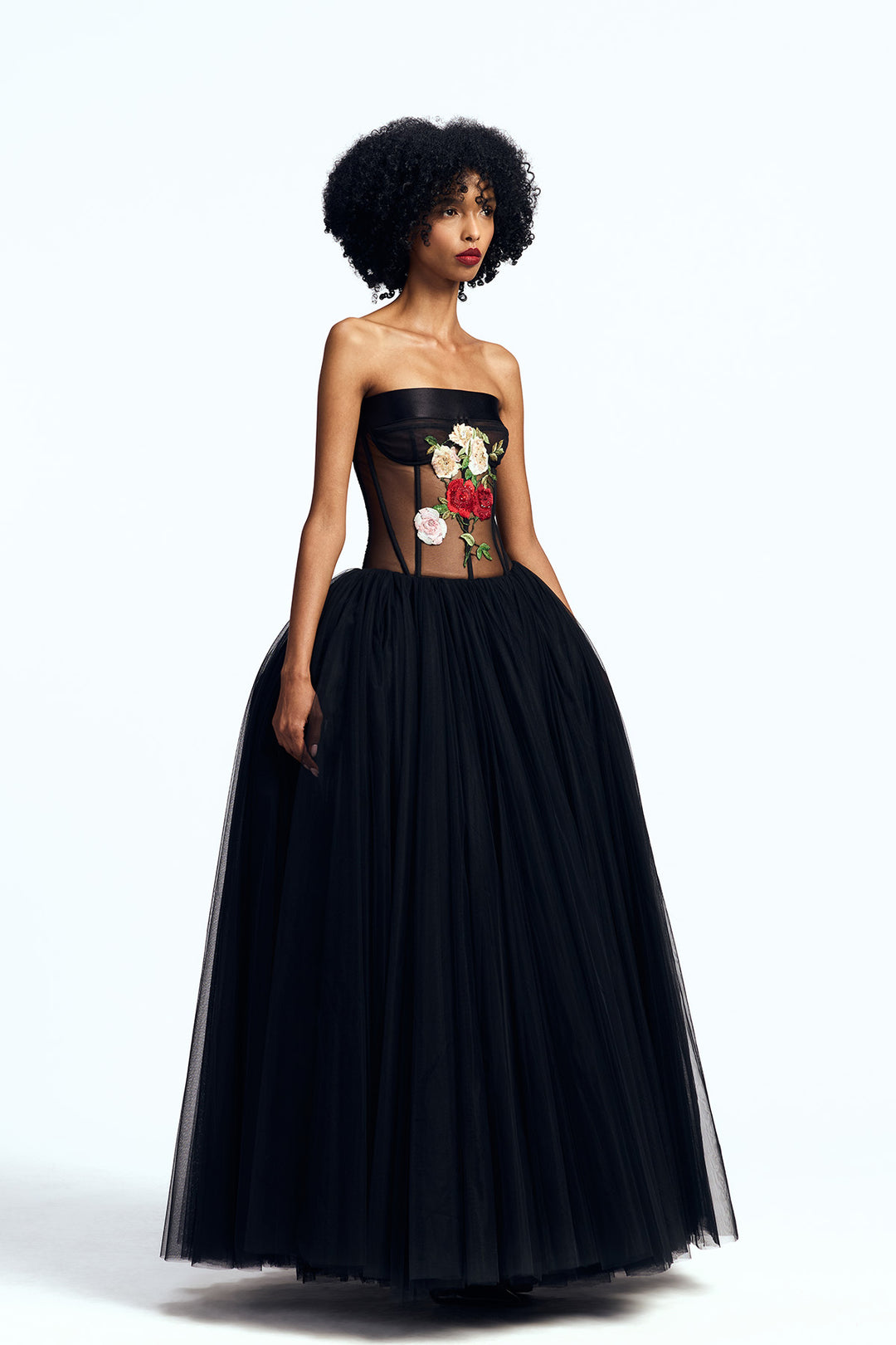 DROP WAISTED TEA LENGTH DRESS