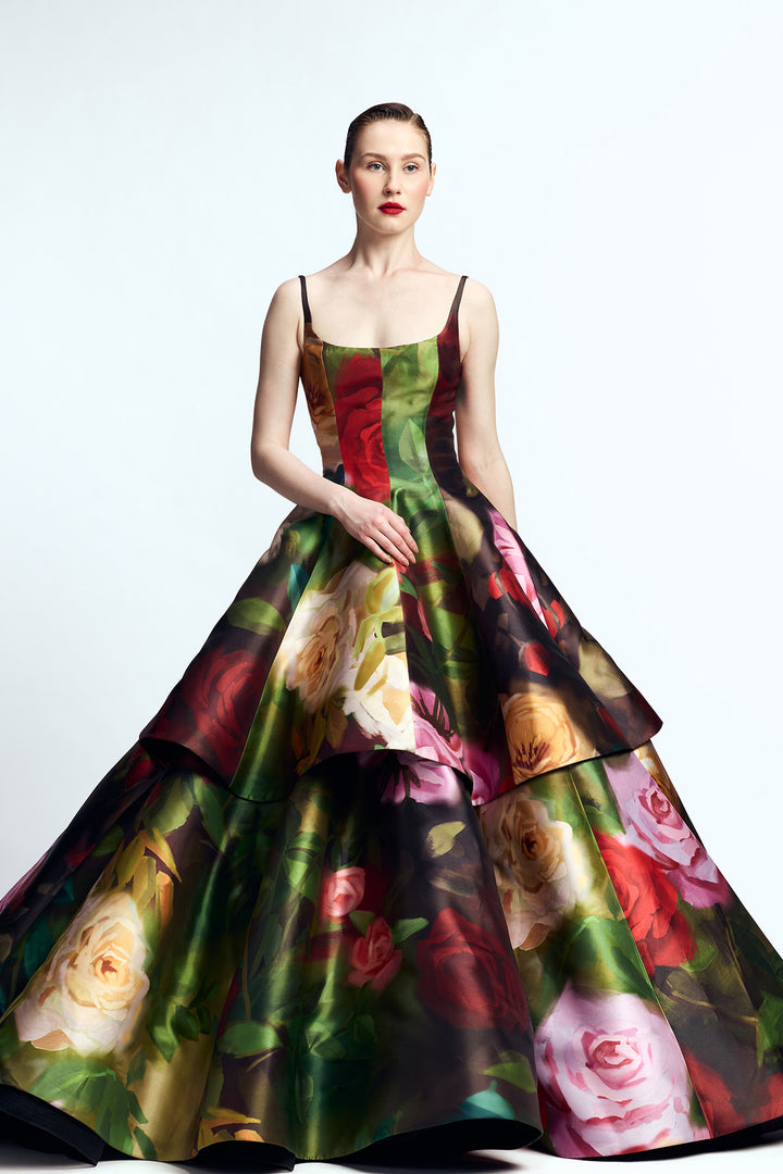 TWO-TIERED GOWN