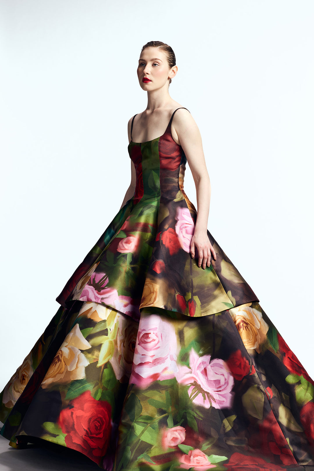 TWO-TIERED GOWN