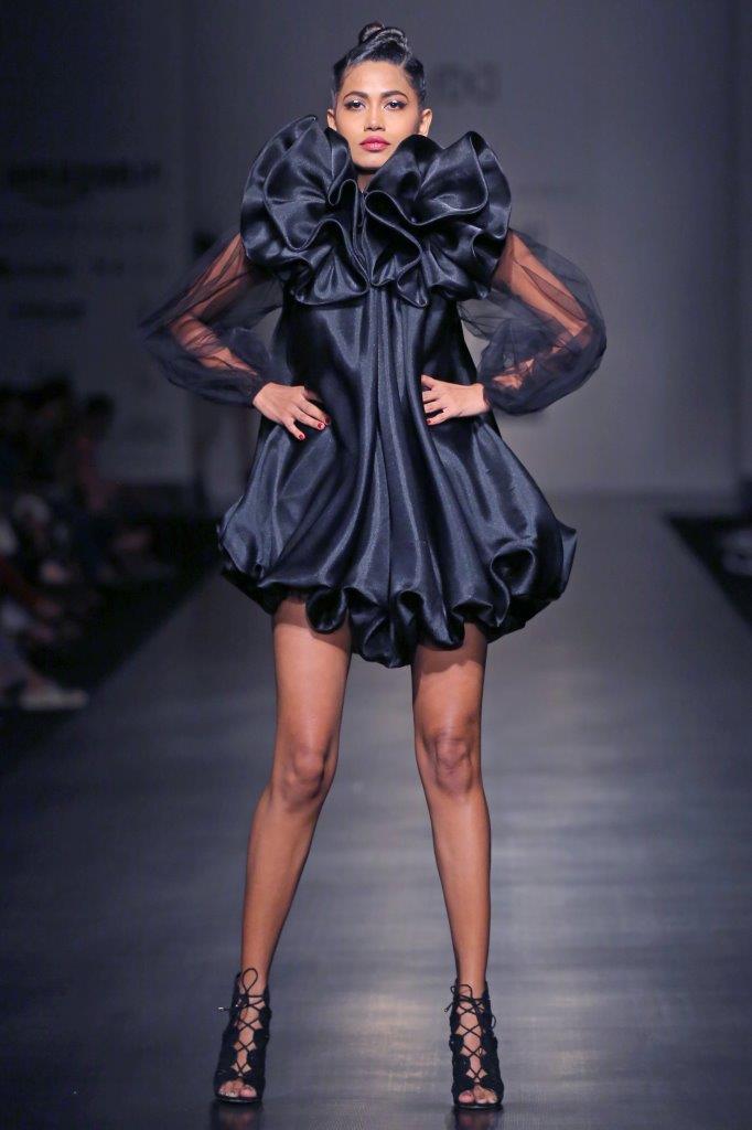 runway balloon dress Central Saint Martin BA Fashion Show 2019